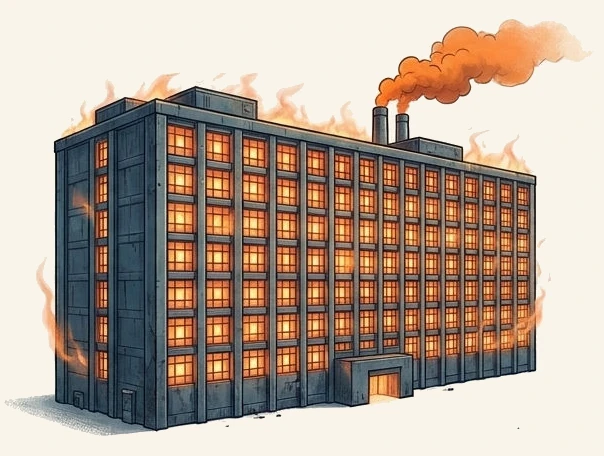 Dense-Architektur: Veranschaulichung mit 100 % Parameter-Aktivität